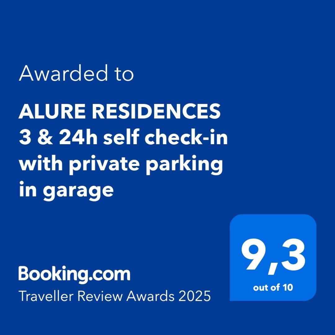 Alure Residences 3 & 24H Self Check-In, Parking In The Garage In The Apartment Building Included, New Building, Terrace, Green Location With A Forest Park With A Lake, Children'S Playground Banska Bystrica Ngoại thất bức ảnh